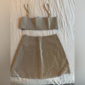 White Fox Boutique sequined set